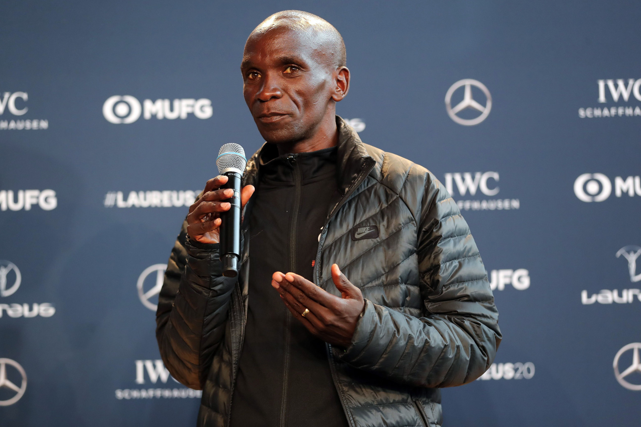 Eliud Kipchoge, who won gold in the men's marathon at Rio 2016, says he hopes to compete in the event at Tokyo 2020 ©Getty Images