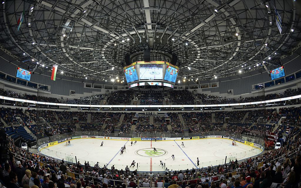 Competition had been set to take place in the Minsk Arena ©Getty Images
