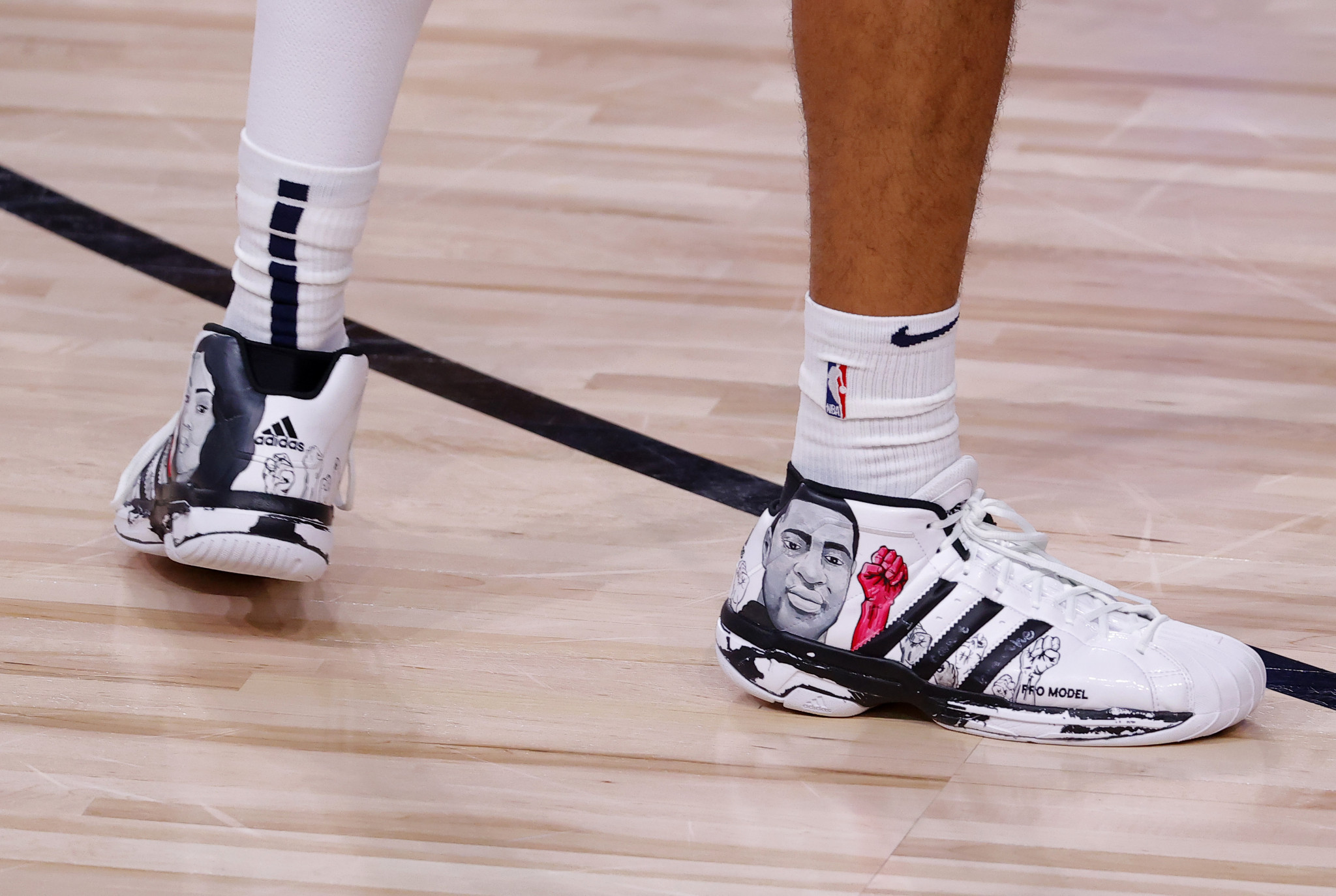 Basketball player Jamal Murray, who could feature at Tokyo 2020 should Canada come through a qualifying tournament, recently wore these shoes during a National Basketball Association game ©Getty Images