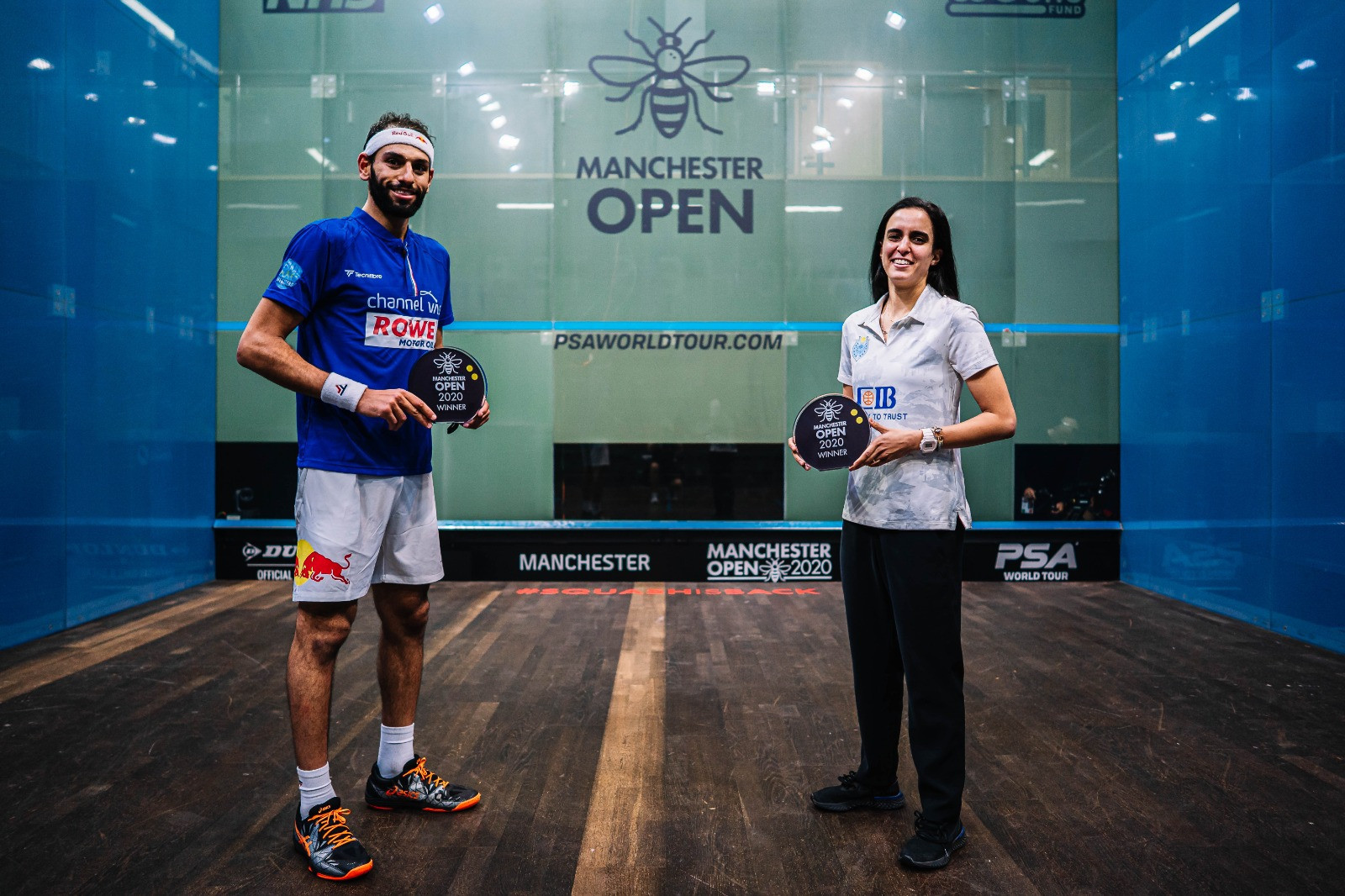 ElShorbagy and El Tayeb victorious in PSA Manchester Open finals