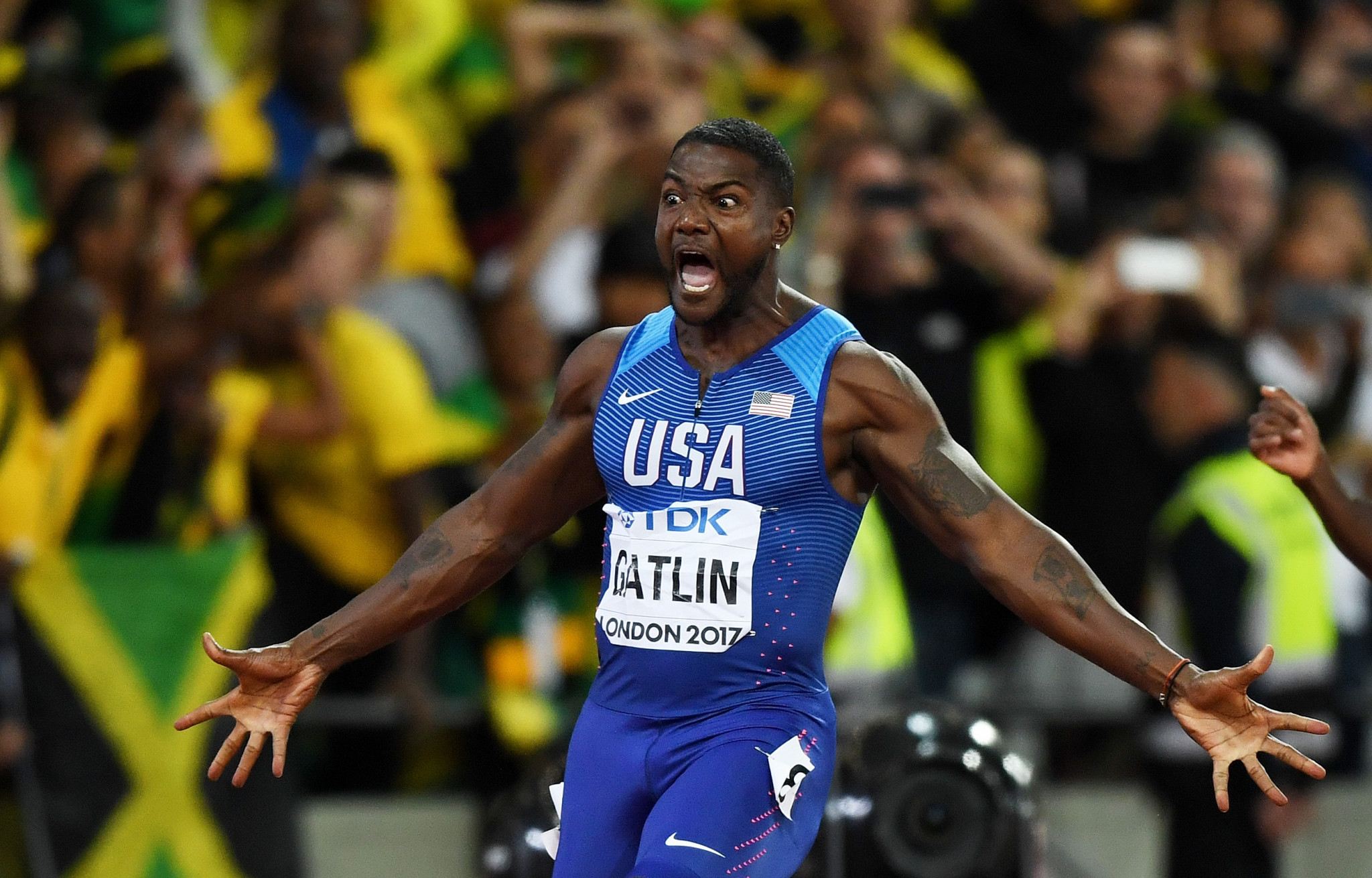 Justin Gatlin is among the Nike-sponsored athletes to have been embroiled in doping scandals ©Getty Images