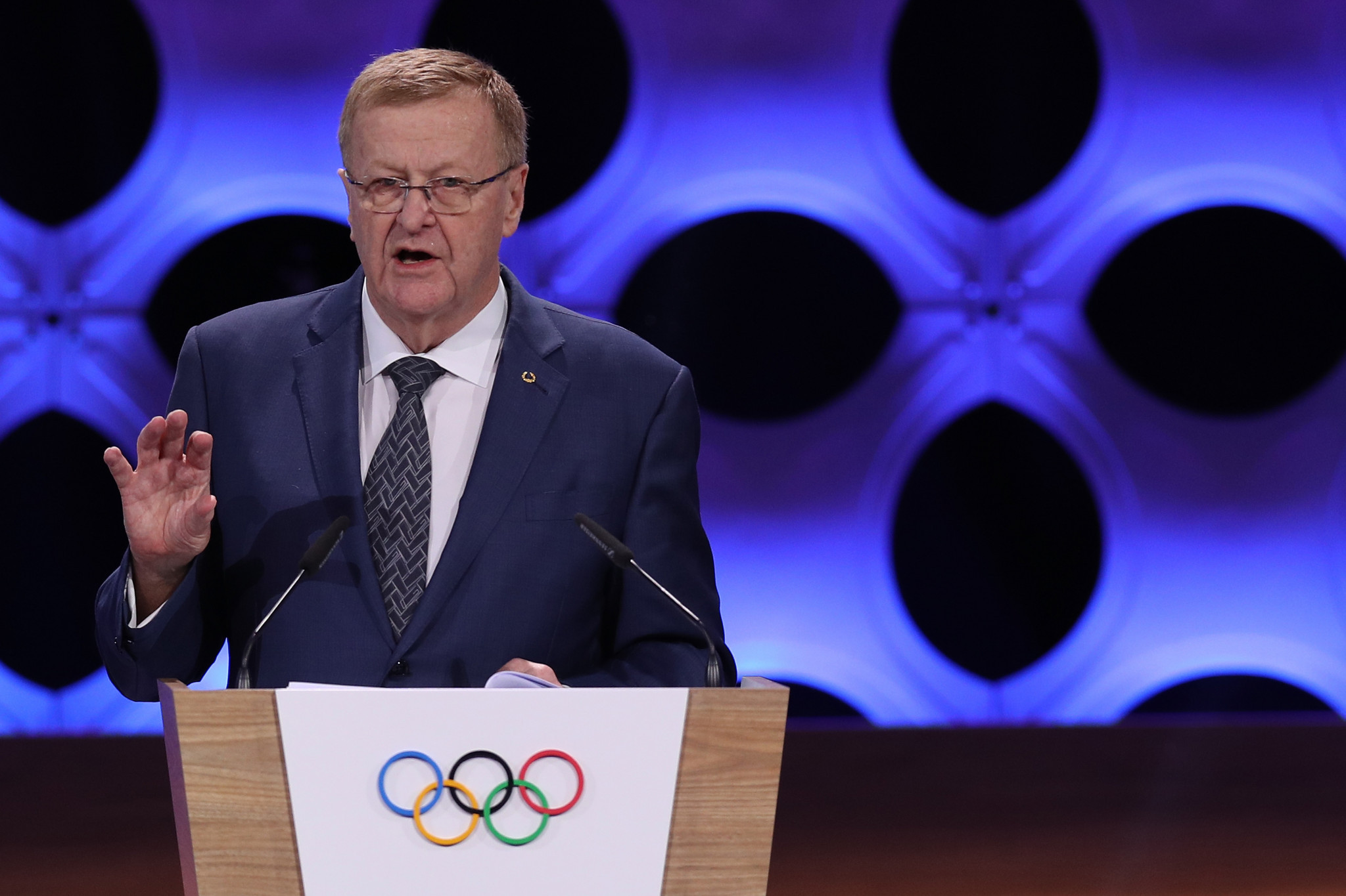 Tokyo 2020 IOC Coordination Commission chair John Coates is expected to announce the framework for next year's Olympics and Paralympics ©Getty Images