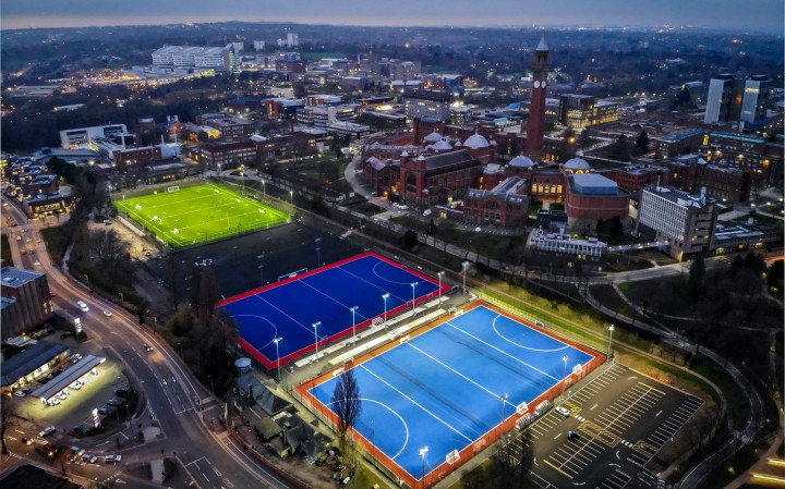 The University of Birmingham is due to host hockey and squash during the 2022 Commonwealth Games, as well as being the principal campus village ©University of Birmingham 