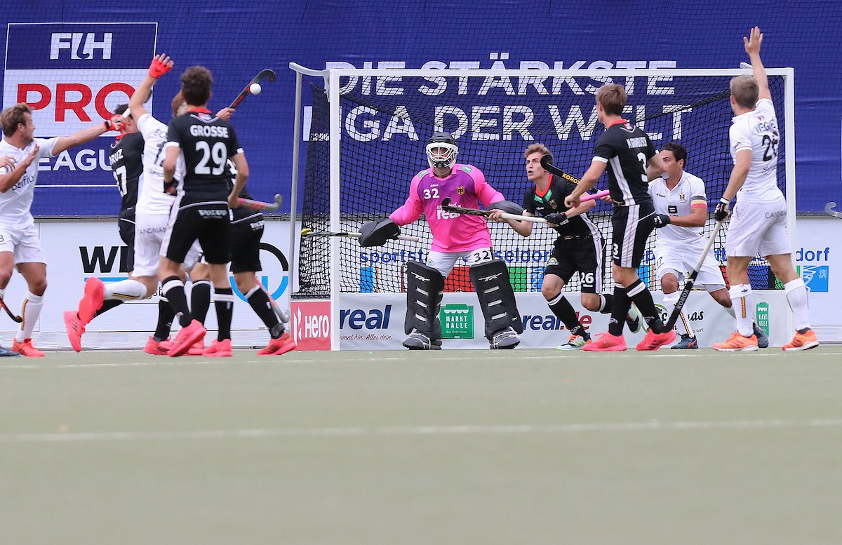 Germany beat Belgium in the second match between the two men's teams ©FIH