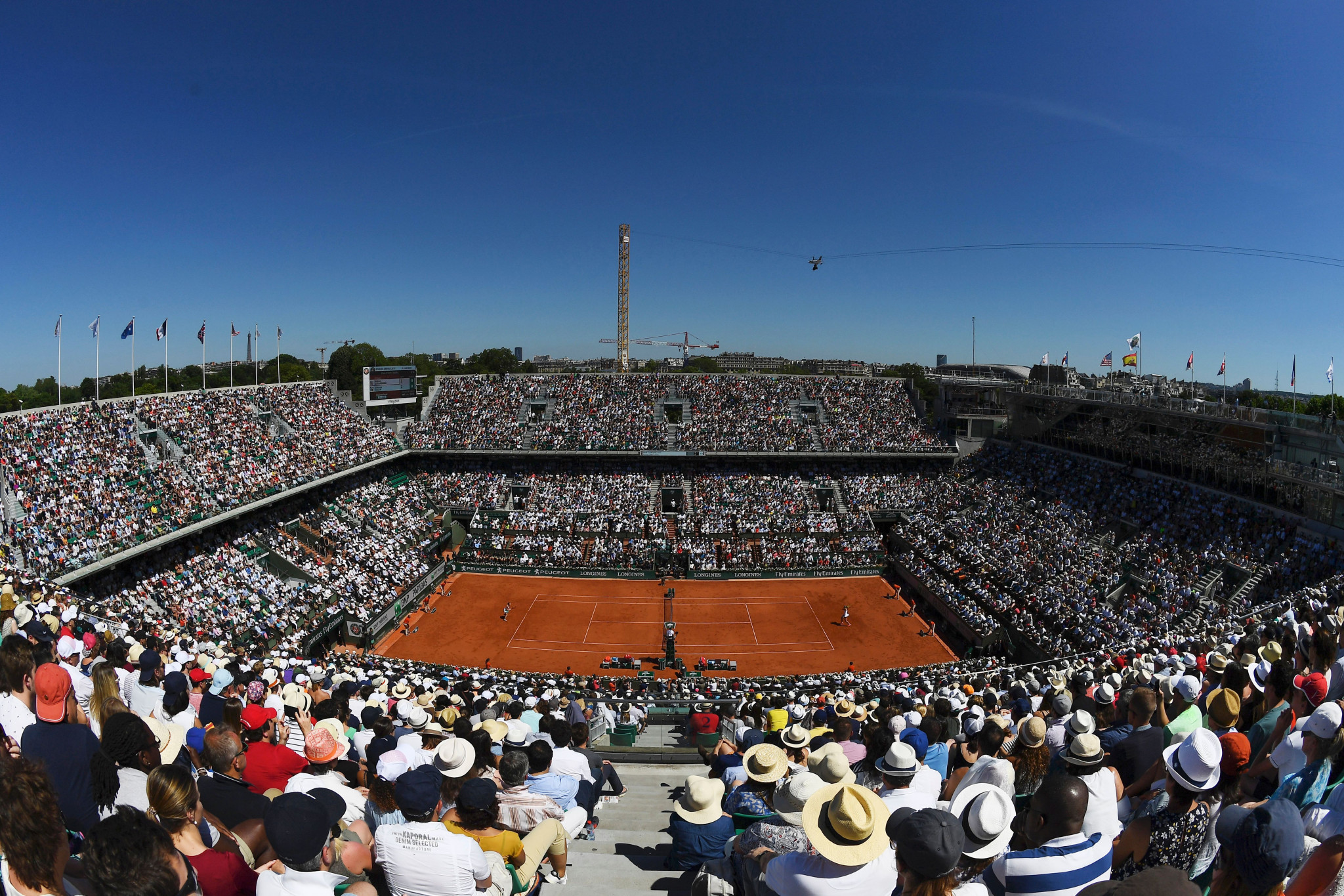 Organisers of the French Open are preparing to cut the crowd limit to as low as 1000 ©Getty Images