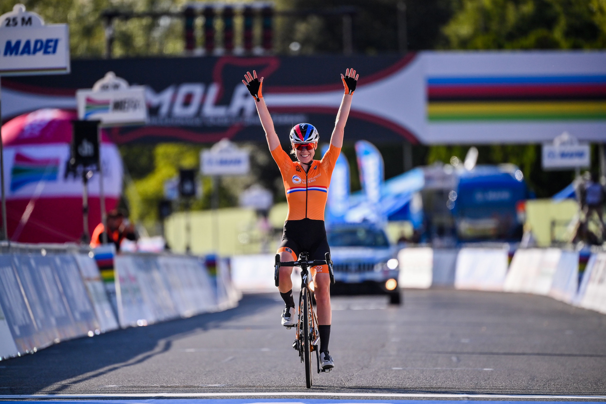 Anna van der Breggen triumphed in the women's road race ©Getty Images