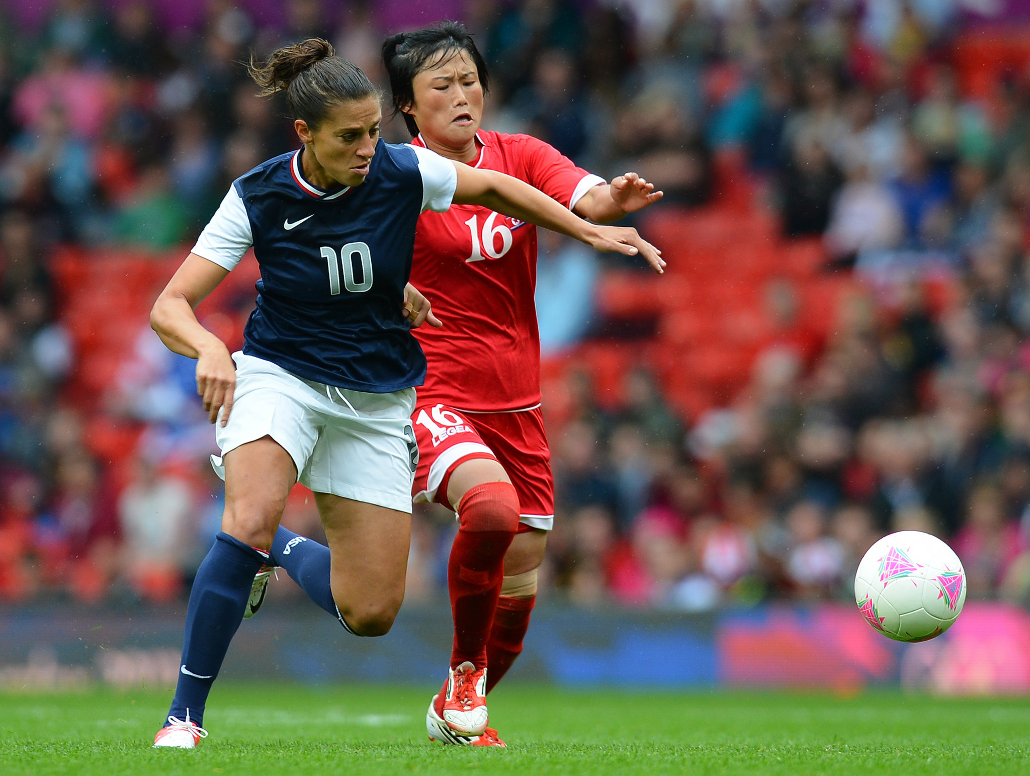 Carli Lloyd has twice won the Olympic gold in 2008 and 2012 ©Getty Images