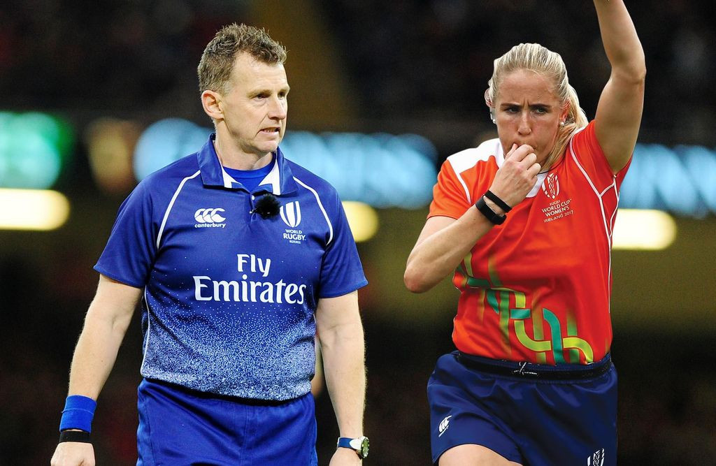Nigel Owens and Joy Neville are set to make history this autumn as rugby officials ©World Rugby