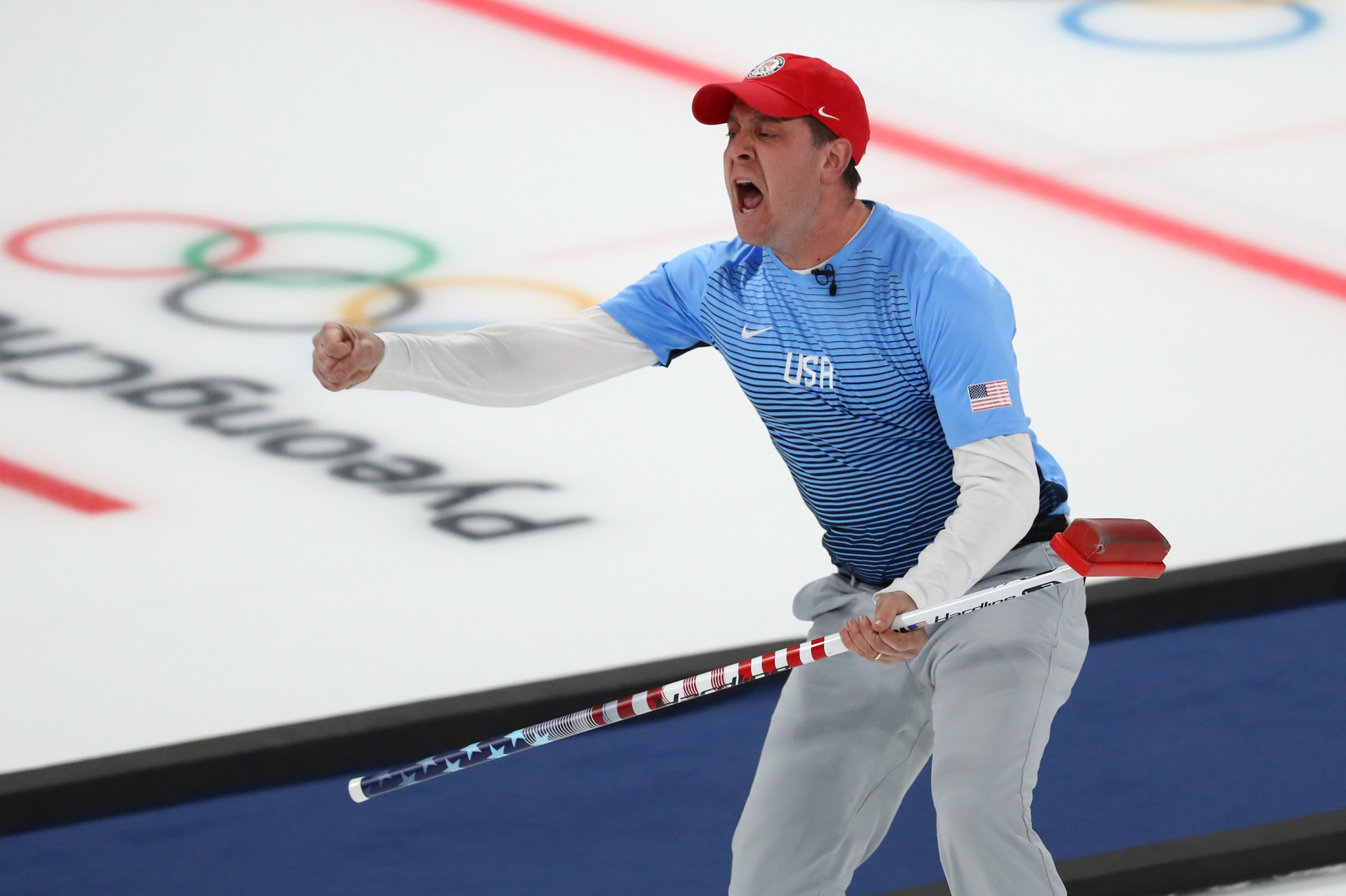  John Shuster won Olympic gold for the US at Pyeongchang 2018 ©Getty Images