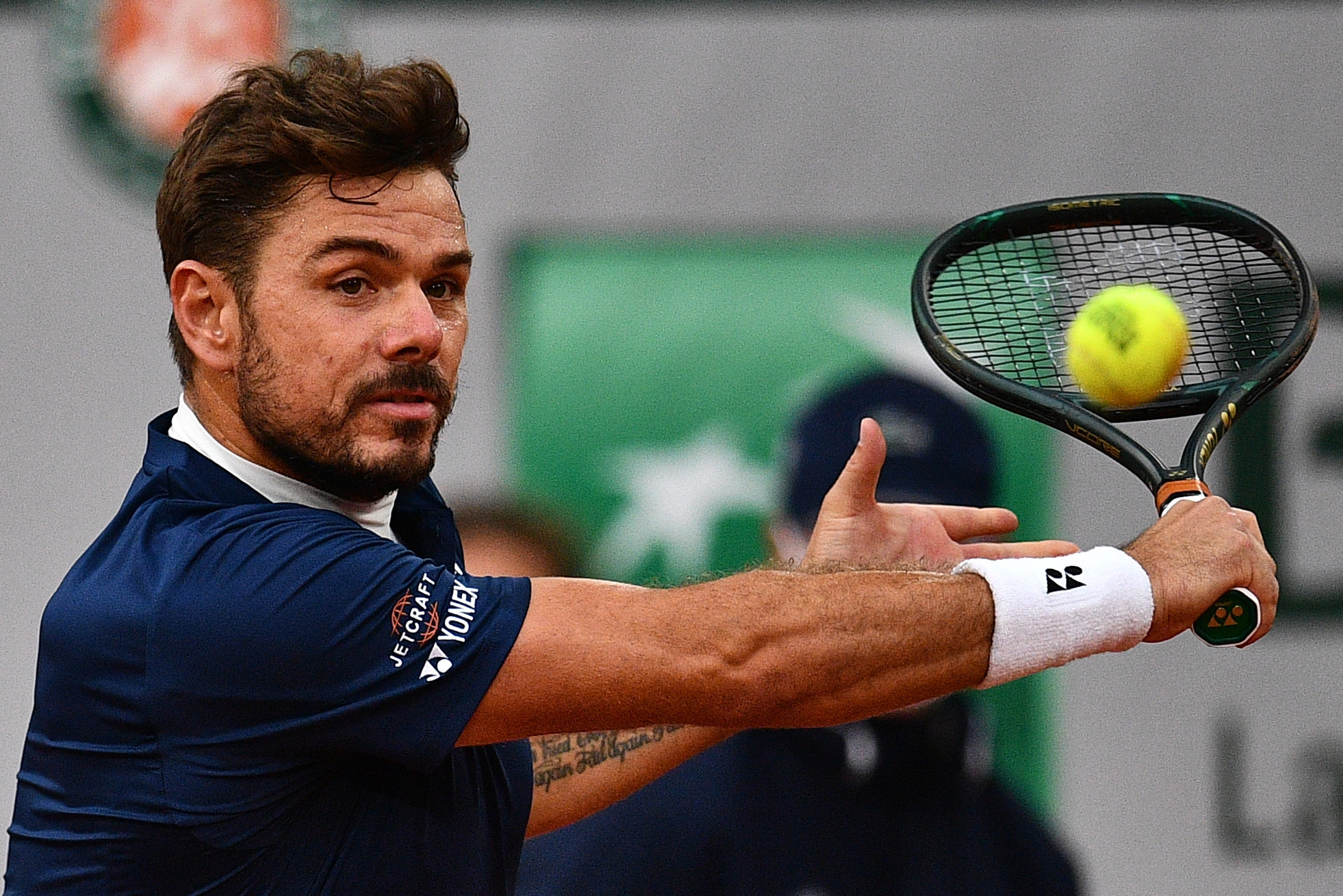 Stan Wawrinka, another ex-champion, made it through to the second round in straight sets, beating two-time Olympic champion Andy Murray ©Getty Images