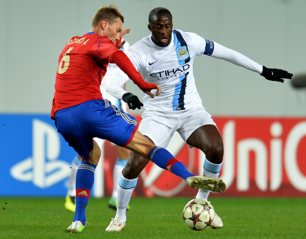Manchester City's Ivory Coast international Yaya Toure was subject to racist abuse during a Champions League game against CSKA Moscow in 2013