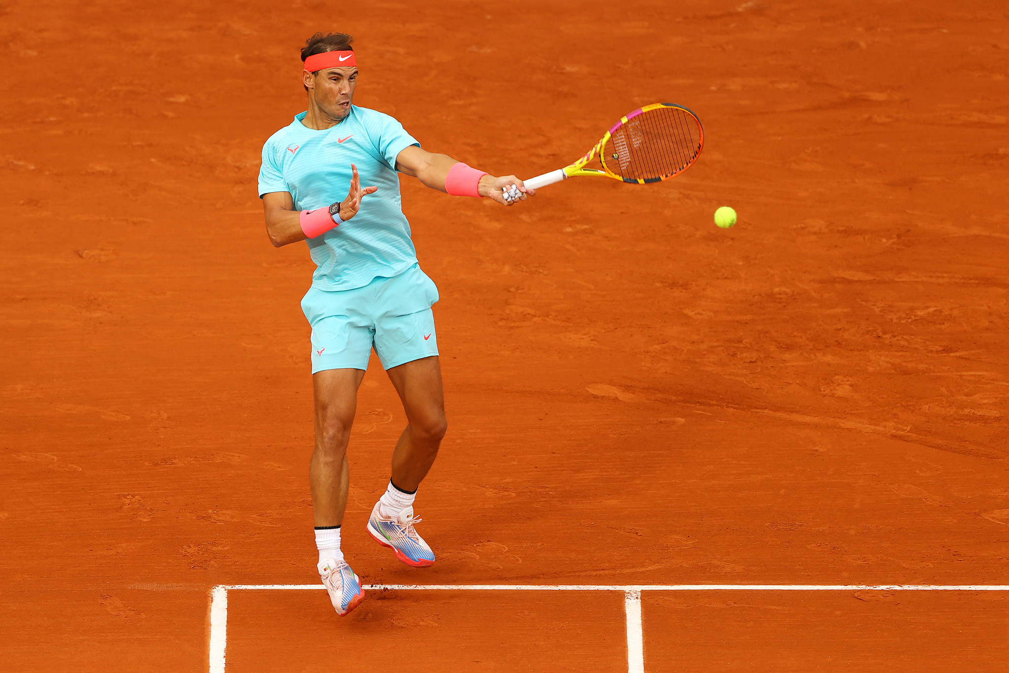 Spain's Rafael Nadal progressed from round one in a bid to win a fourth straight men's singles French Open title ©Getty Images