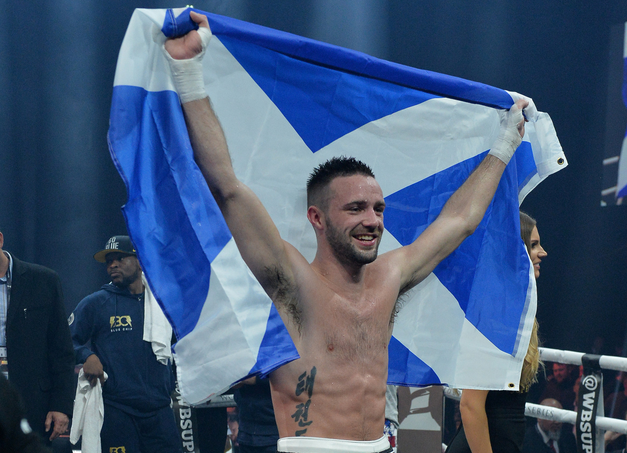 Boxer Josh Taylor has been excelling in the ring for Scotland ©Getty Images