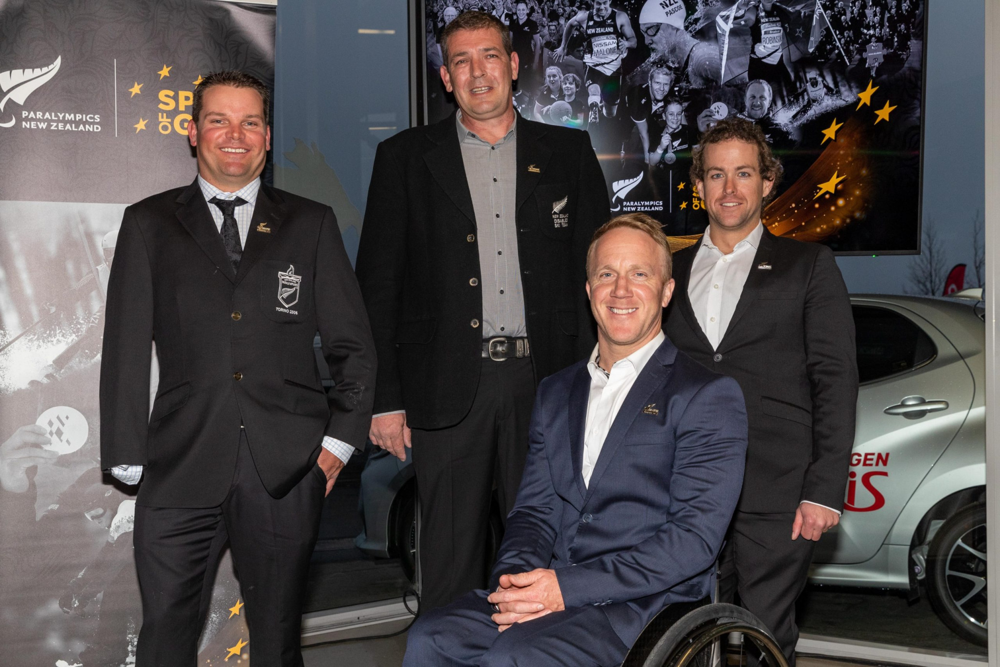 The most recent Paralympians to be honoured by PNZ ©PNZ