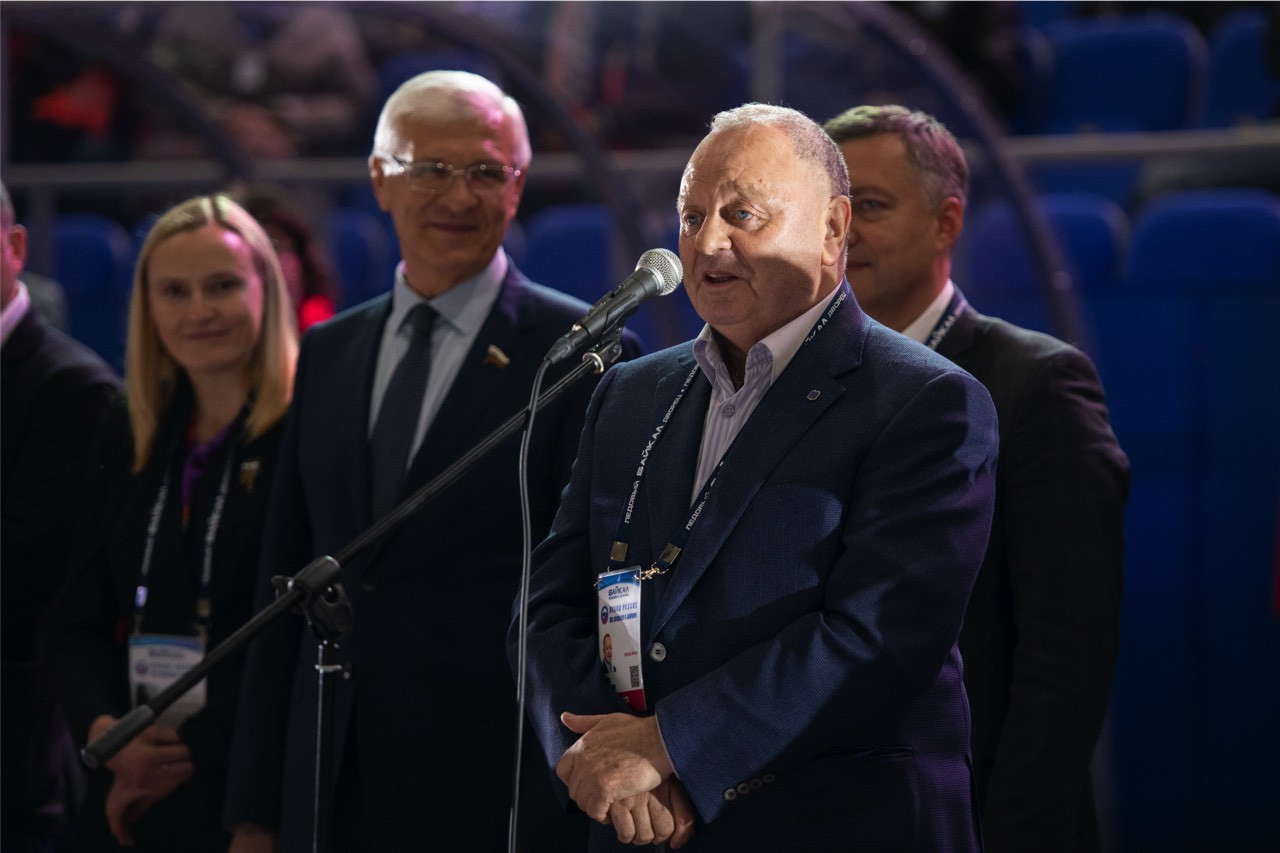 Boris Skrynnik has been re-elected as Russian Bandy Federation President ©FHMR