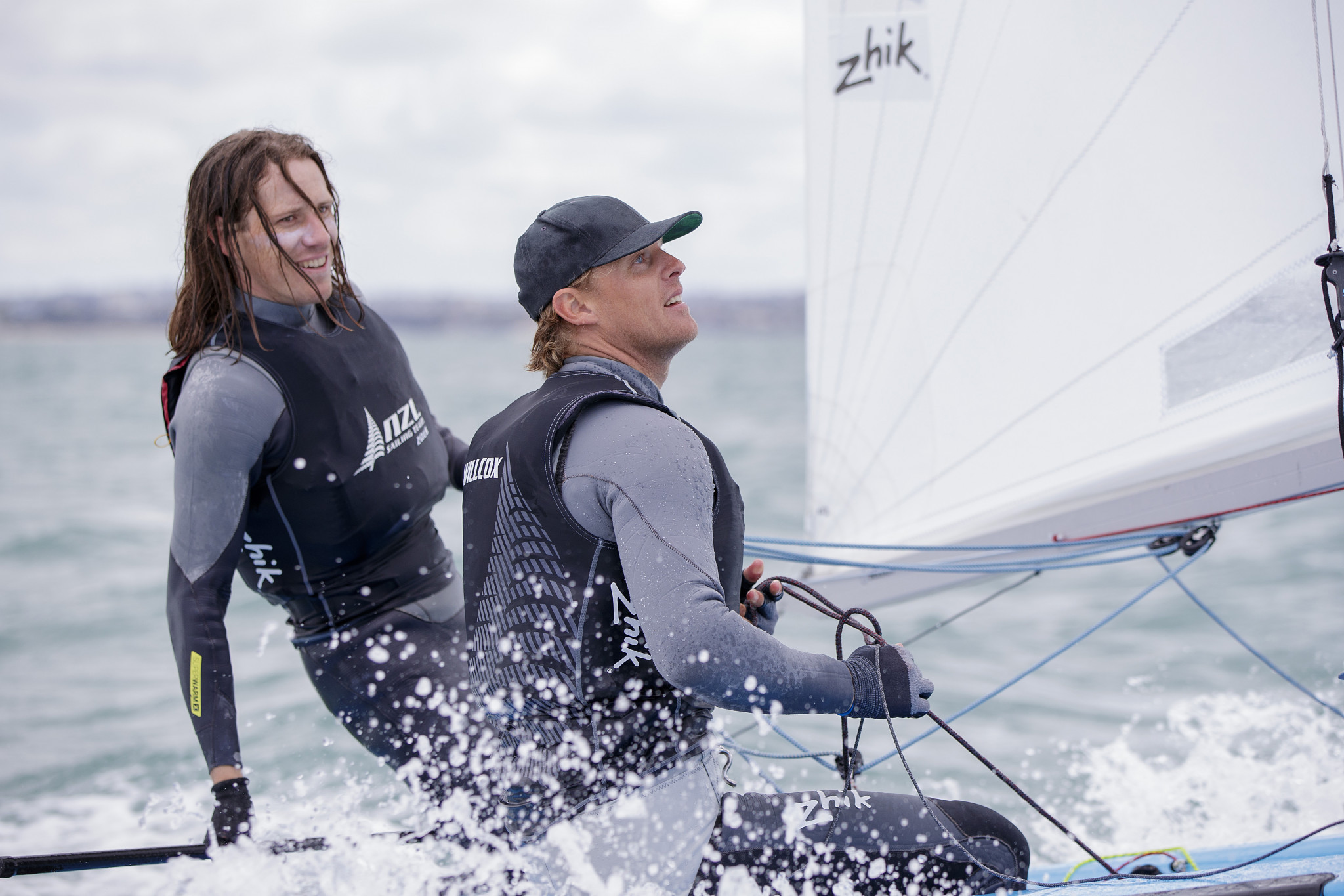 Paul Snow-Hansen and Dan Willcox have brought New Zealand's sailing team to nine for Tokyo 2020 ©Getty Images