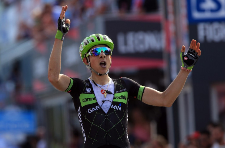 Italian rider Davide Formolo claimed victory in today's fourth stage at the Giro d'Italia ©Getty Images
