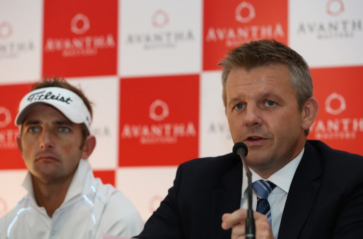 Mike Kerr (right) resigned as chief executive of the Asian Tour last month