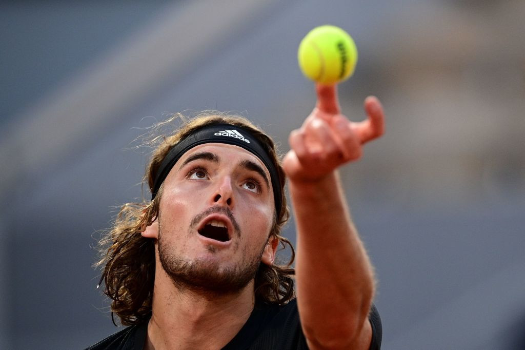 Fifth seed Stefanos Tsitsipas of Greece made light work of Uruguayan Pablo Cuevas ©Getty Images