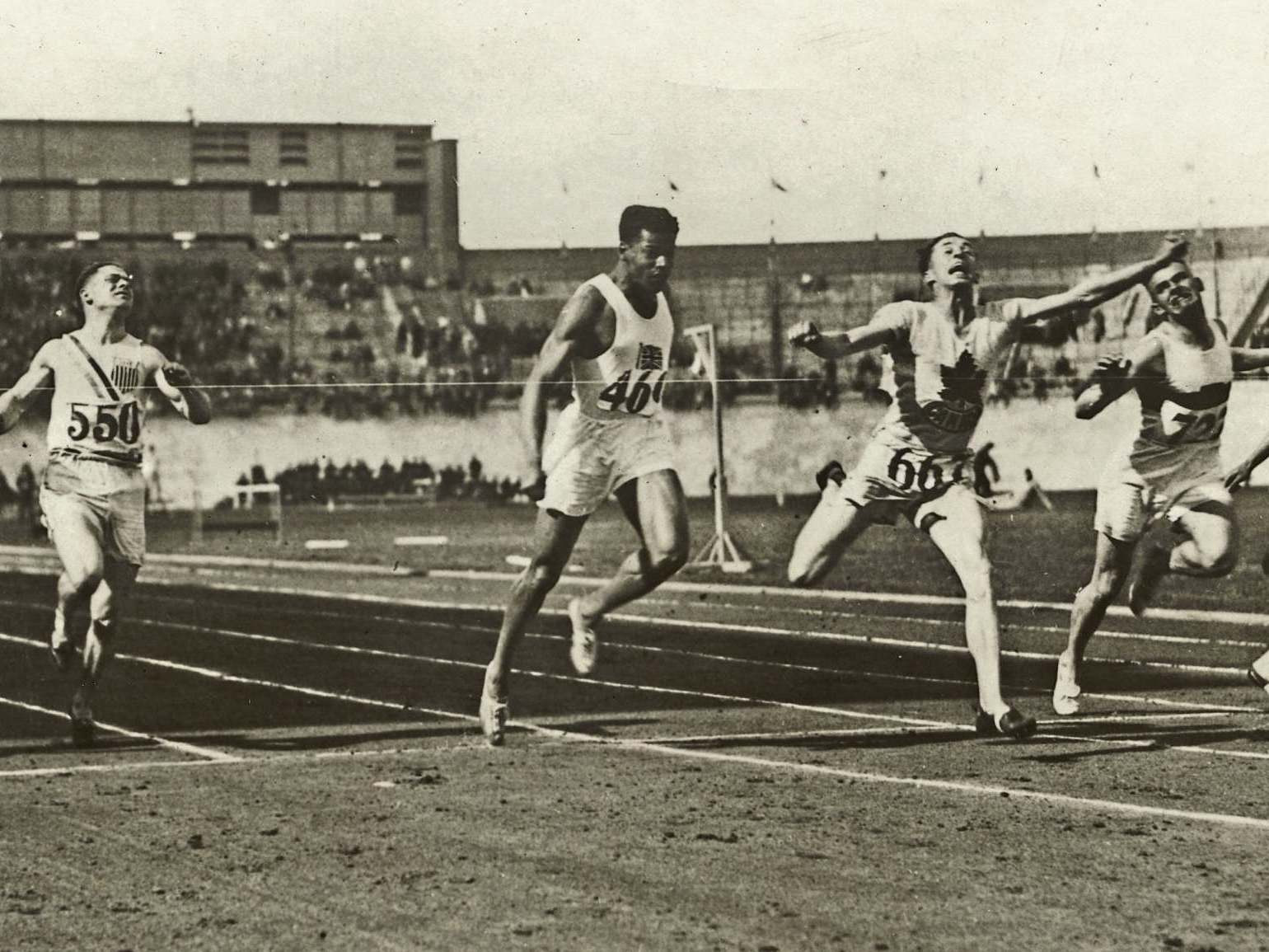 Jack London's bronze medal in the 100 metres at Amsterdam 1928 is set to be among the achievements celebrated by the BOA and Eurosport during Black History Month ©Getty Images