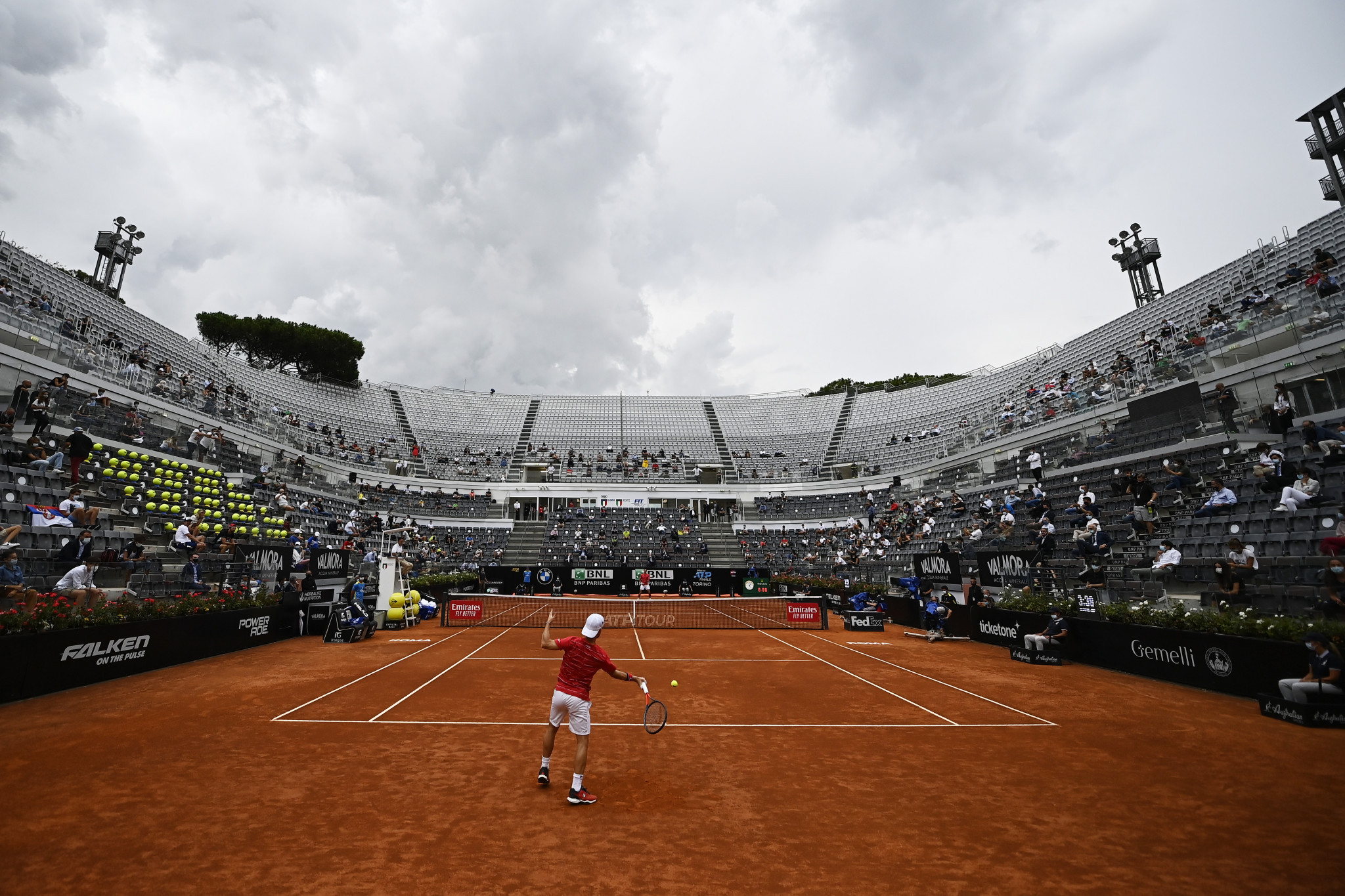 Benito Mussolini authorised the construction of the Foro Italico, with the site now the home of the ATP and WTA Rome Masters each year ©Getty Images