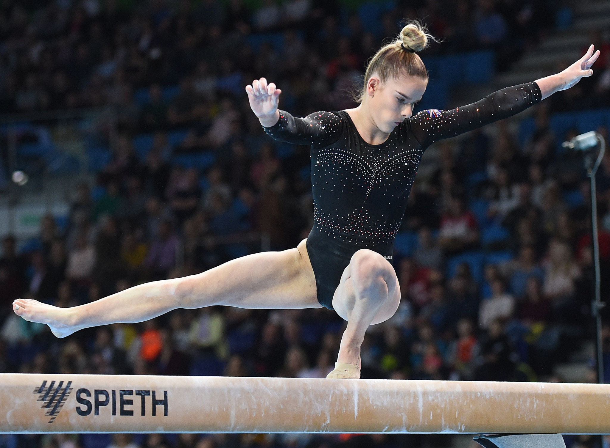 Britain's Alice Kinsella was one of the gold medallists at last year's European Artistic Gymnastics Championships ©Getty Images