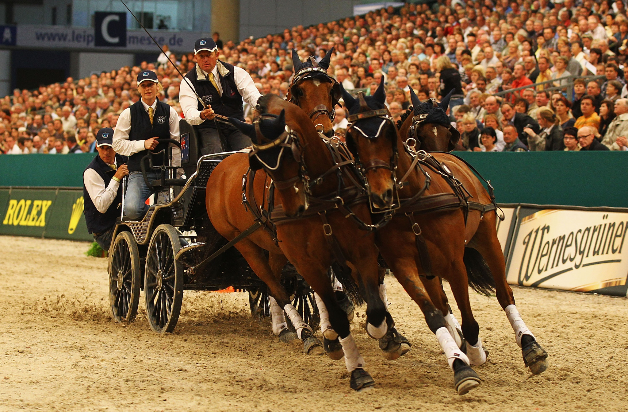 Boyd Exell was due to defend his individual title at the FEI World Driving Championships in the Netherlands, before the event's cancellation ©Getty Images