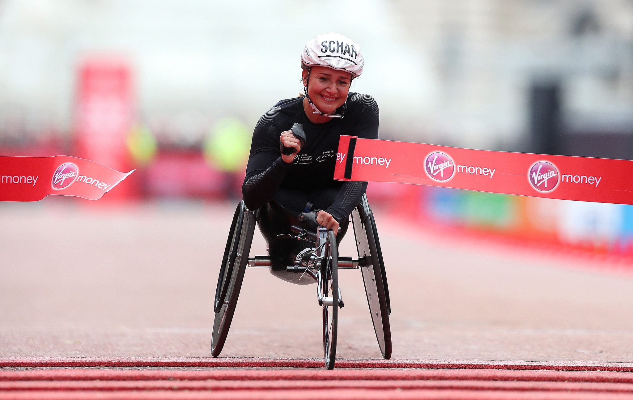 Switzerland's Manuela Schar is aiming to win back-to-back London Marathon women's wheelchair races this year ©Getty Images