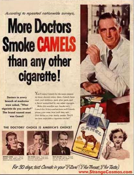 Down the years the tobacco industry has found a range of different approaches to sell its products ©StrangeCosmos
