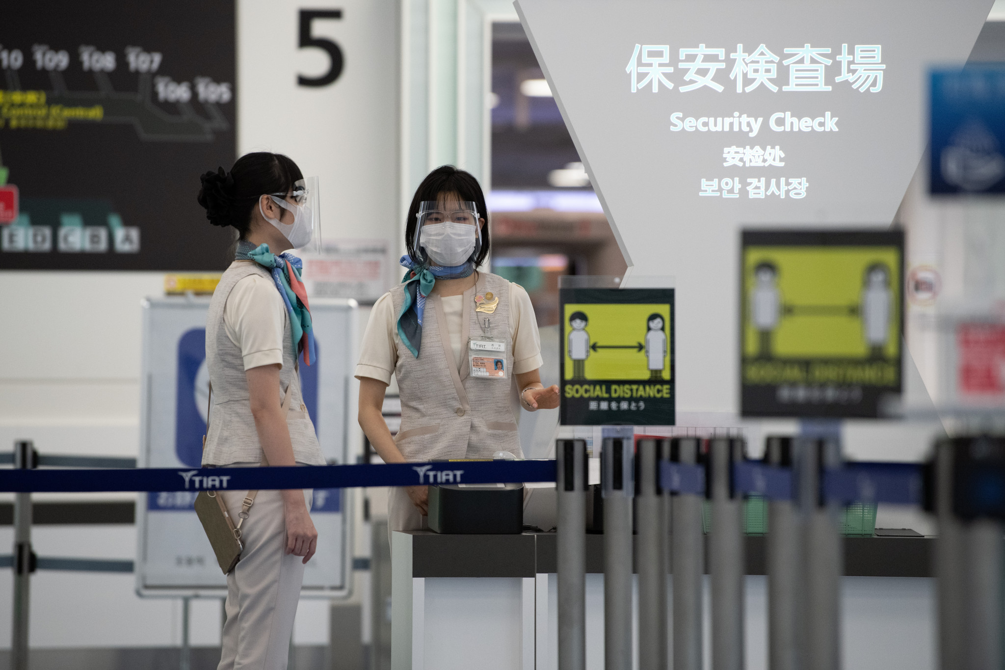 Tourists coming into Japan may have to provide proof of a negative COVID-19 test and health insurance, before taking another test on entry ©Getty Images