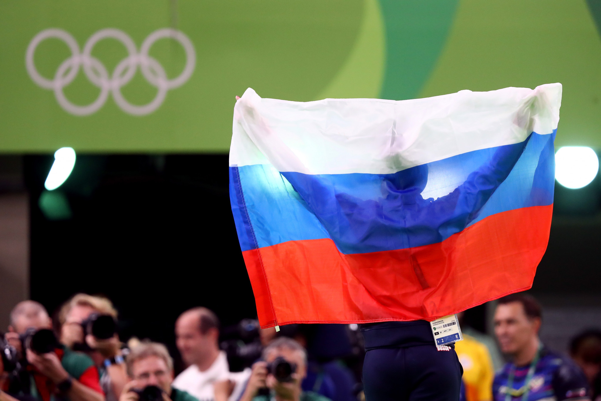 Athletes may not be able to compete under the Russian flag at next year's Olympics and Paralympics ©Getty Images