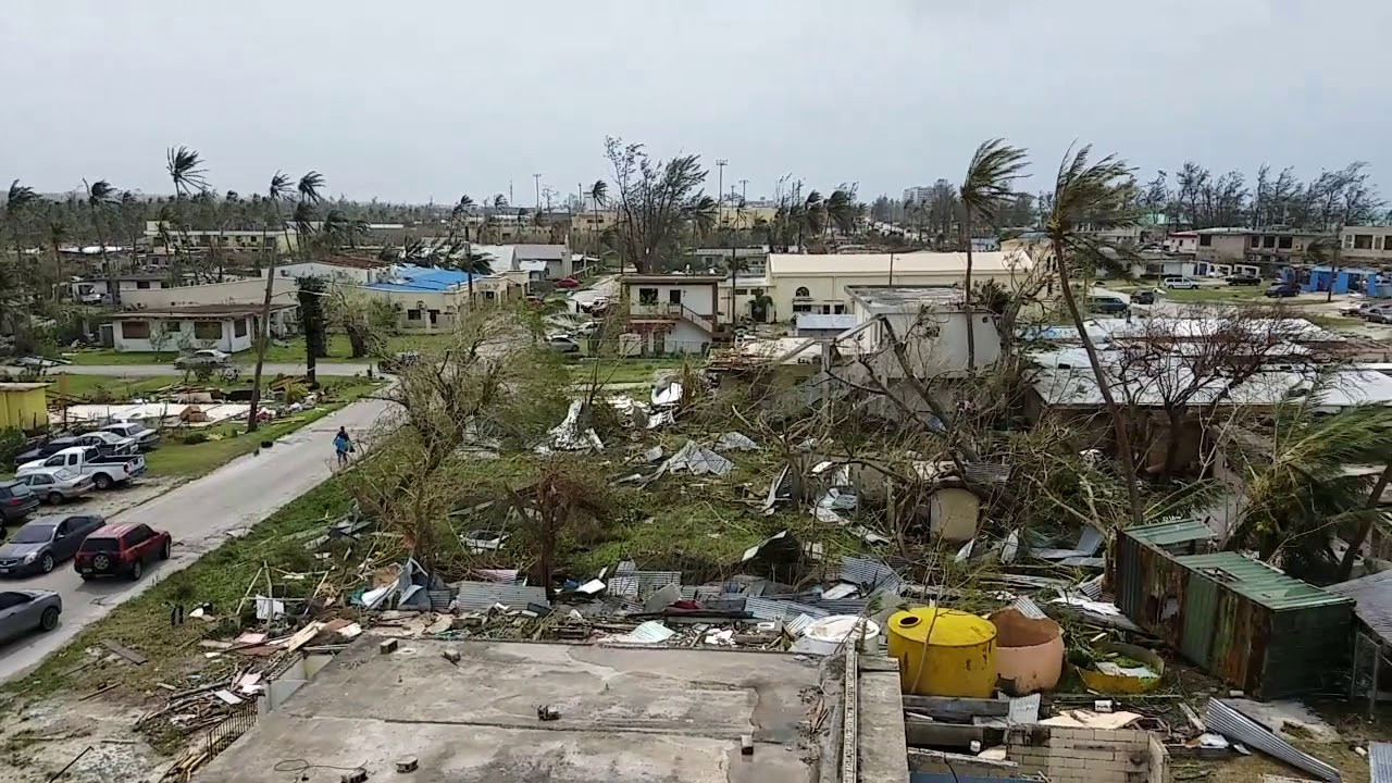 The Northern Mariana Islands is still recovering from Typhoon Yutu which hit in October 2018 ©YouTube