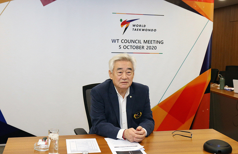 World Taekwondo President Chungwon Choue said he was disappointed at having to postpone two major international competitions in 2020 ©World Taekwondo