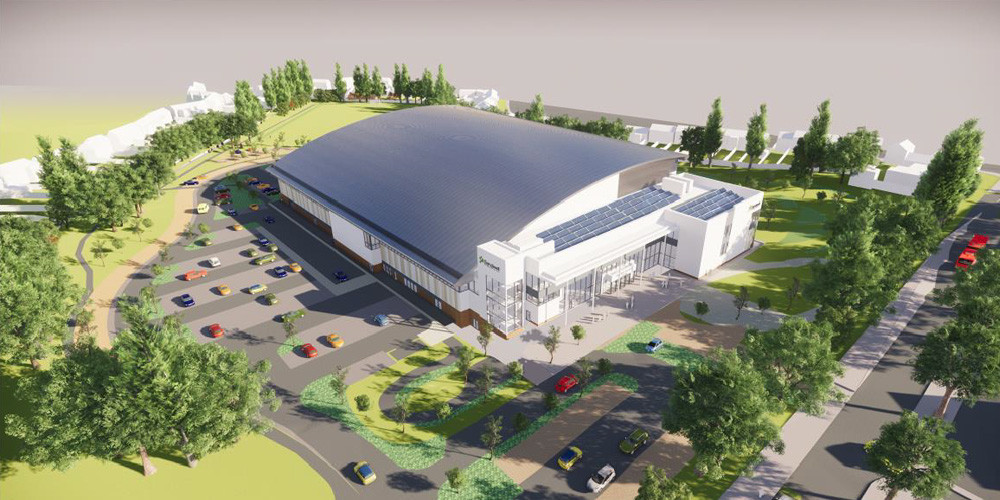 Birmingham 2022 organisers have remained confident the construction of the Aquatics Centre in Sandwell will be completed on time, despite the impact of the COVID-19 pandemic affecting plans for the Athletes' Village ©Sandwell Council 