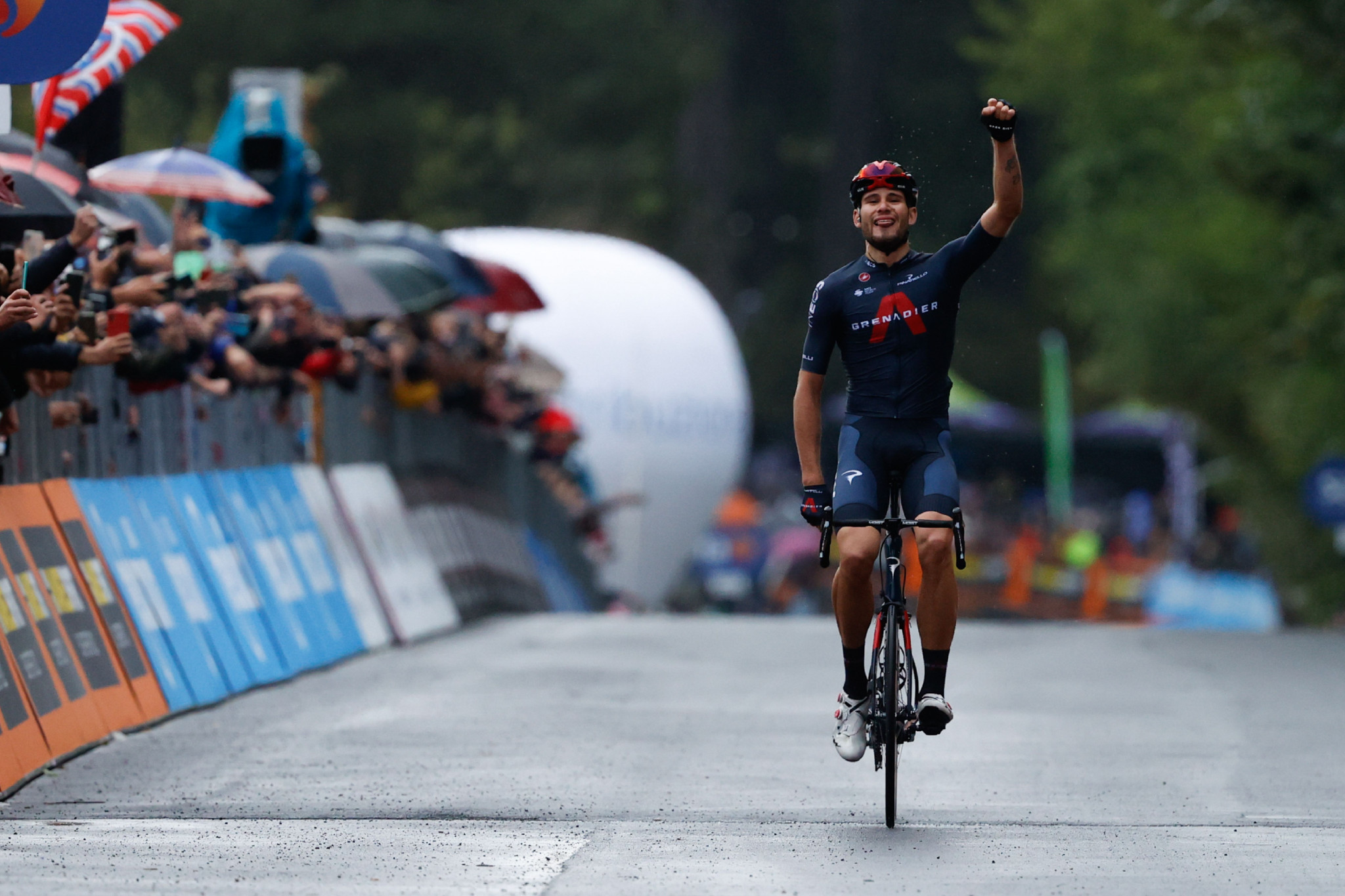 Ganna wins stage five at Giro d'Italia following breakaway ride
