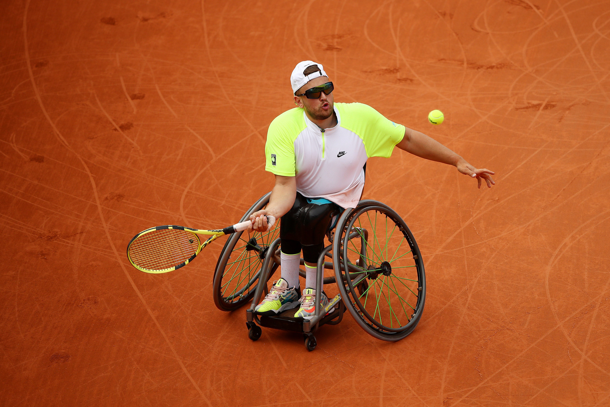 Top seed Dylan Alcott of Australia - a 10-time Grand Slam singles champion - awaits in the final after beating Dutchman Sam Schröder 6-2, 6-4 ©Getty Images