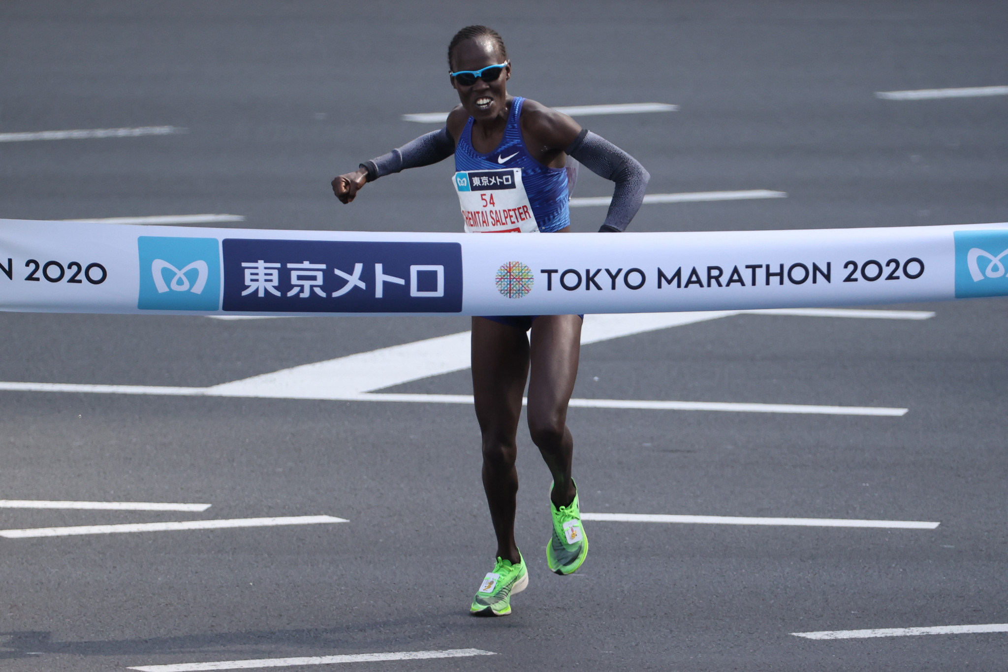 Lonah Chemtai Salpeter won the women's race in a record time of 2 hours 17min 45sec at this year's Tokyo Marathon ©Getty Images