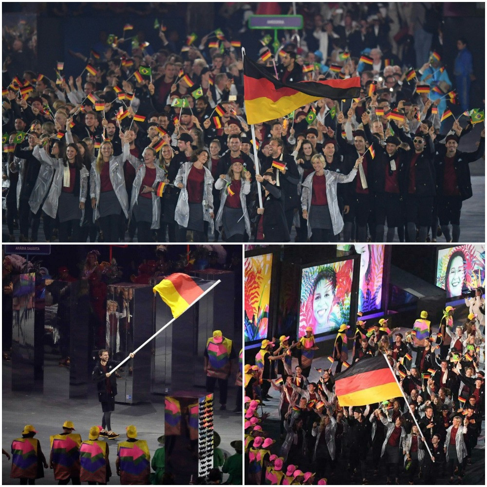 Table tennis player Timo Boll had the honour of carrying Germany's flag in the Opening Ceremony at Rio 2016 in what was his fifth Olympic Games ©Getty Images
