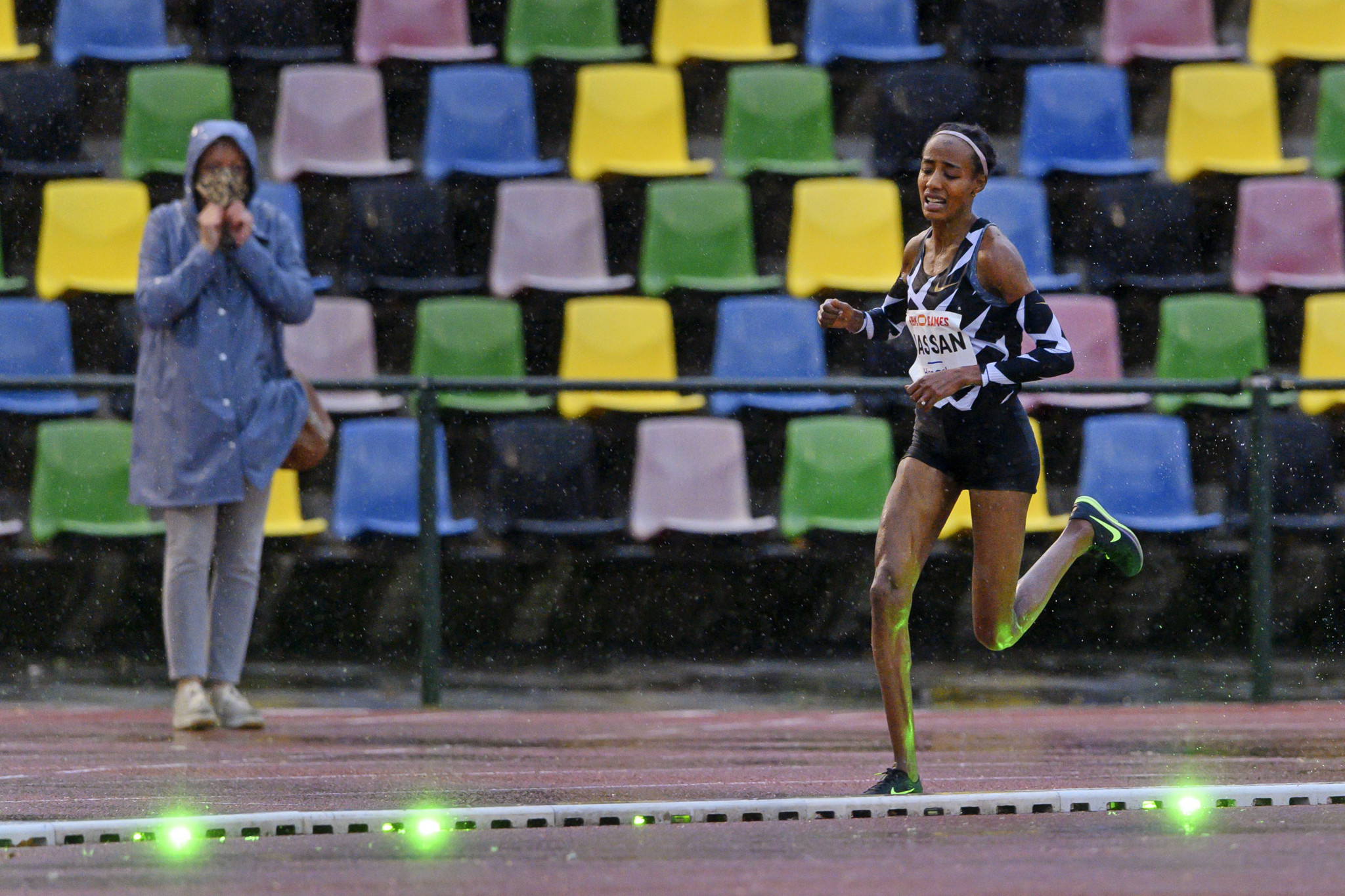 Sifan Hassan comfortably broke the European 10,000 metres record ©Getty Images