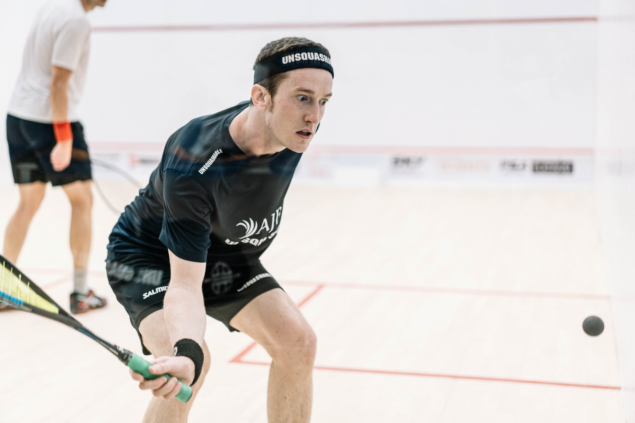 World number 62 Todd Harrity was one of the big winners on day one of the Egyptian Open ©PSA