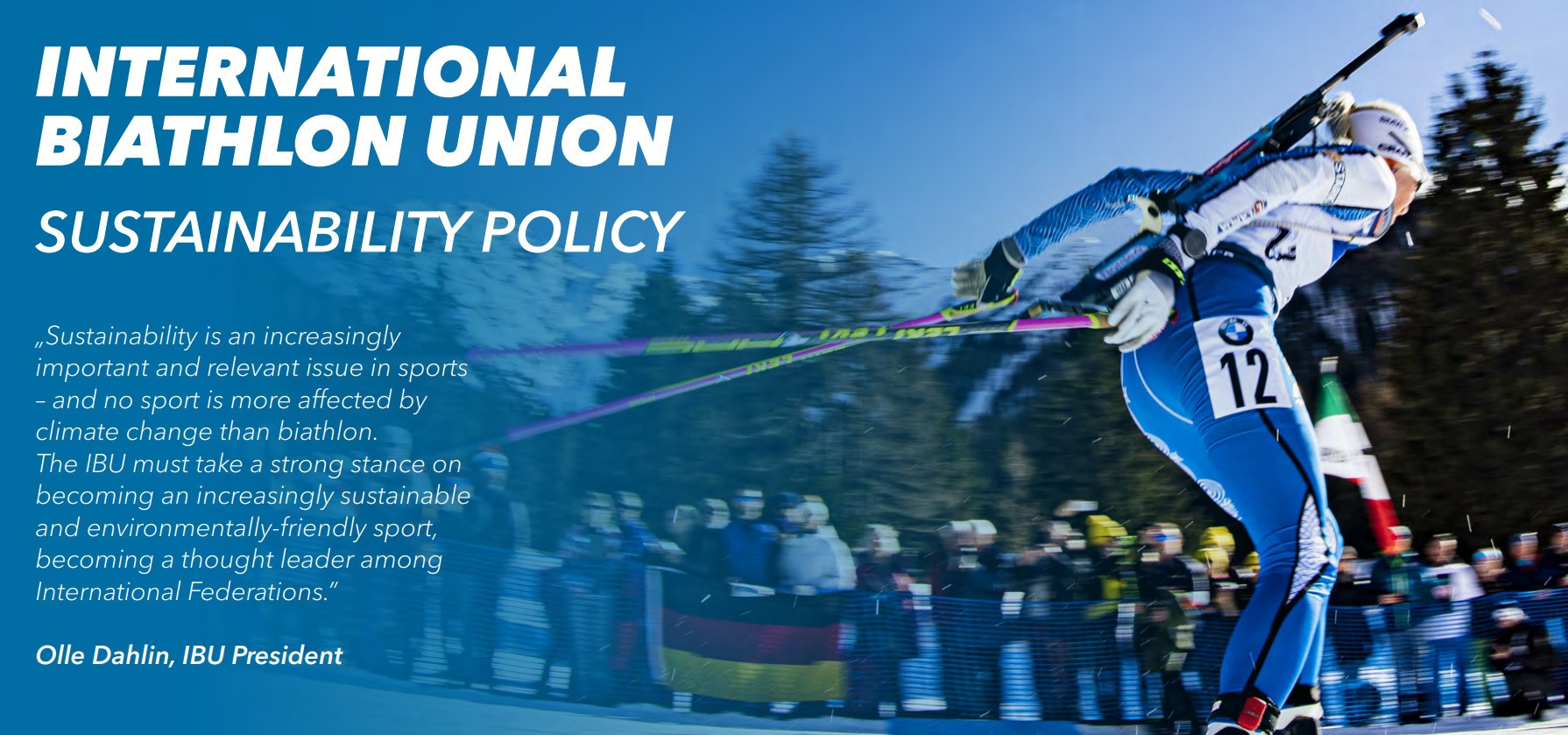 The IBU has published its sustainability policy ©IBU