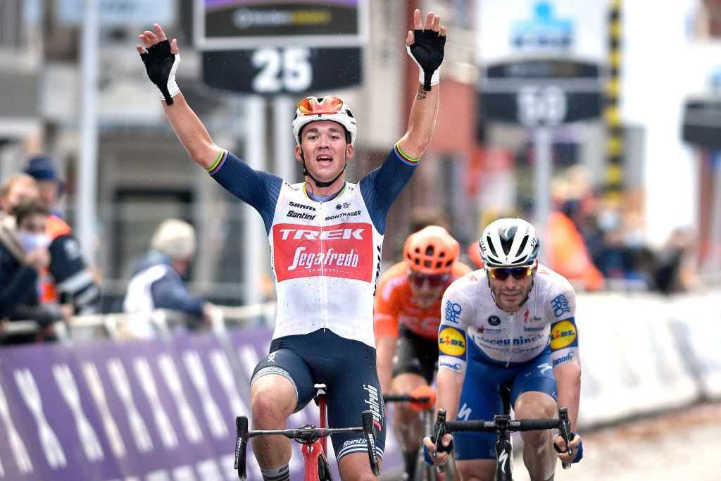 Mads Pedersen won the Gent-Wevelgem classic ©Getty Images