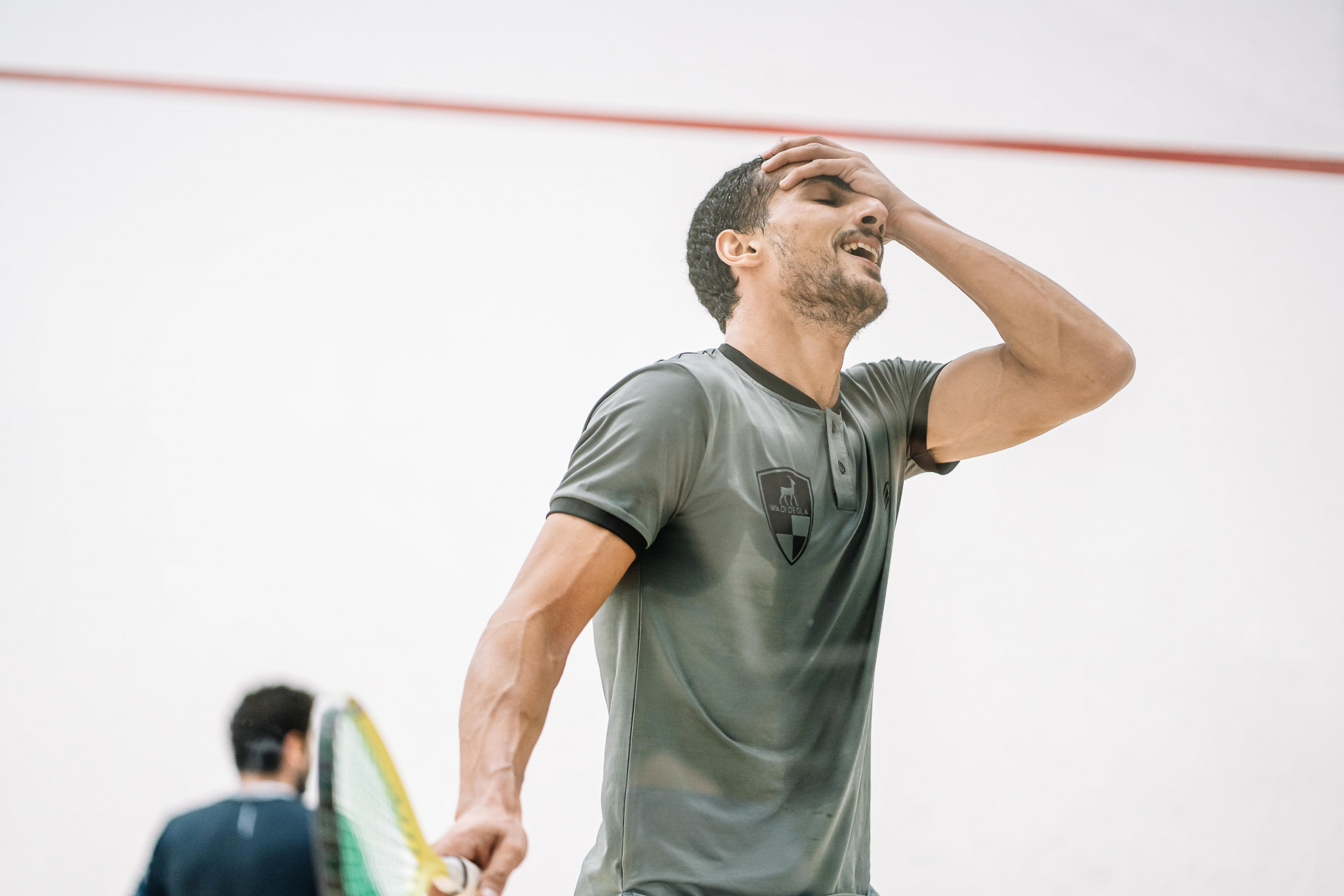 Mazen Hesham knocked defending champion Karim Abdel Gawad out of the Egyptian Open ©PSA