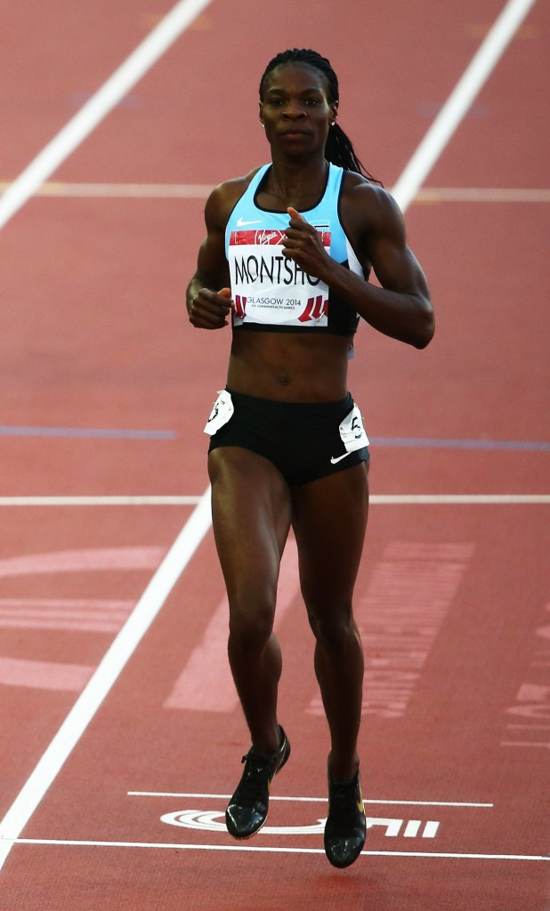 High profile Botswana athlete Amantle Montsho was handed a two-year ban after failing a test during the Glasgow 2014 Commonwealth Games ©Getty Images
