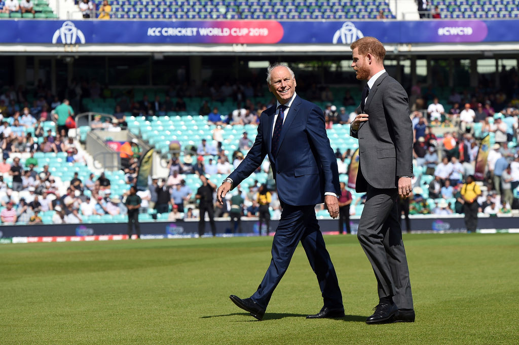 Former England and Wales Cricket Board chairman Colin Graves, left, is widely tipped to stand for ICC chairman ©Getty Images