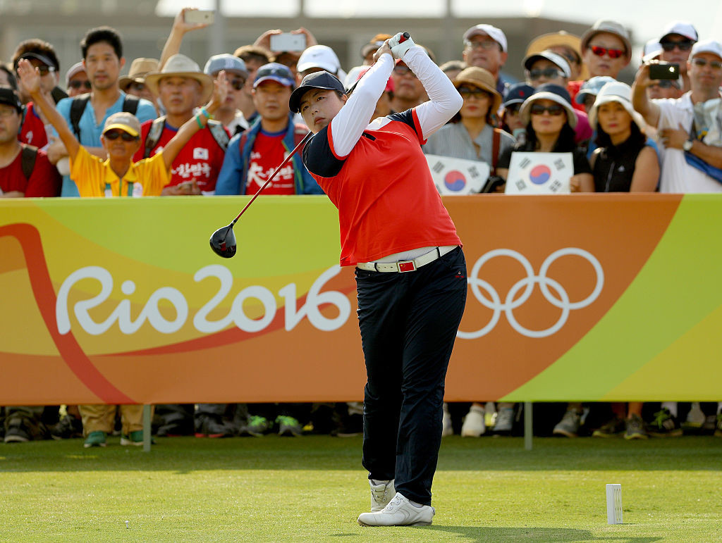 Feng Shanshan won bronze in women's golf at Rio 2016 ©Getty Images