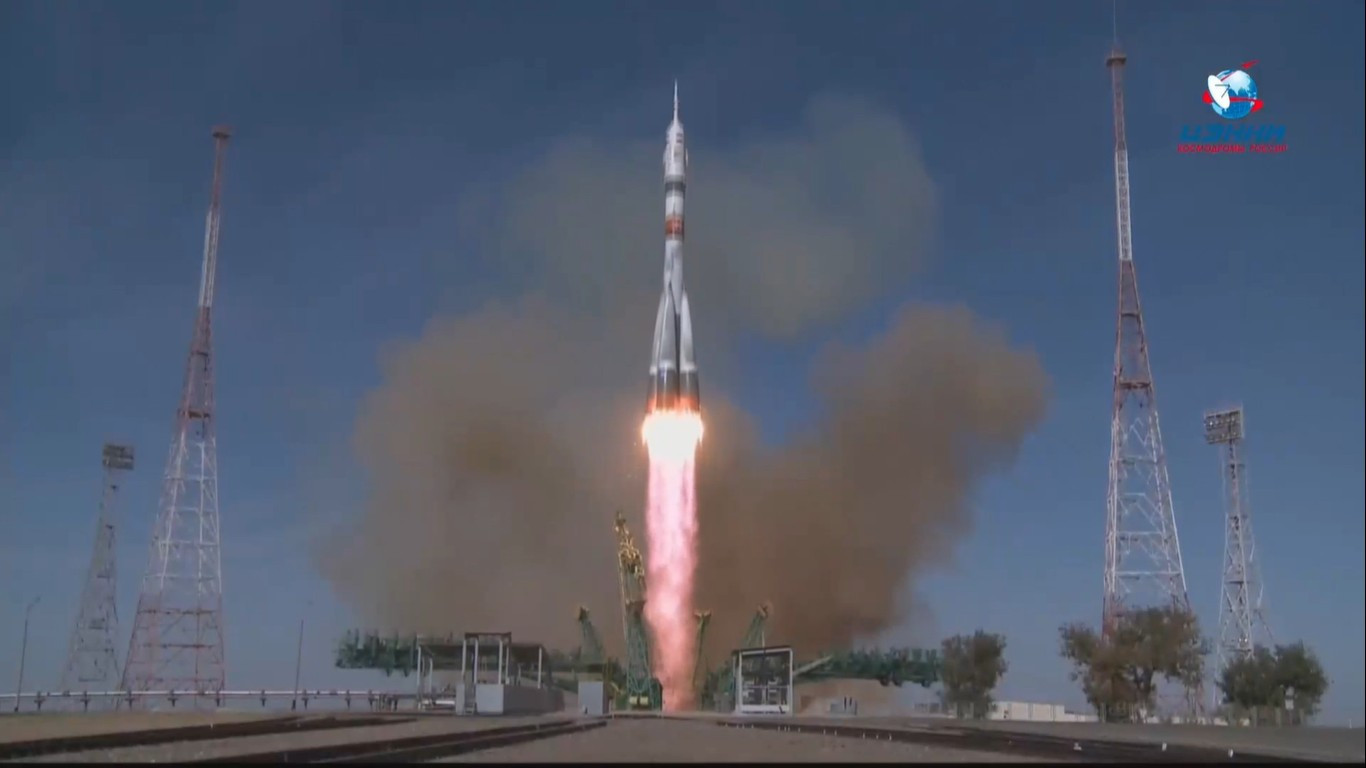 A sambo-themed rocket has arrived at the International Space Station ©Roscosmos