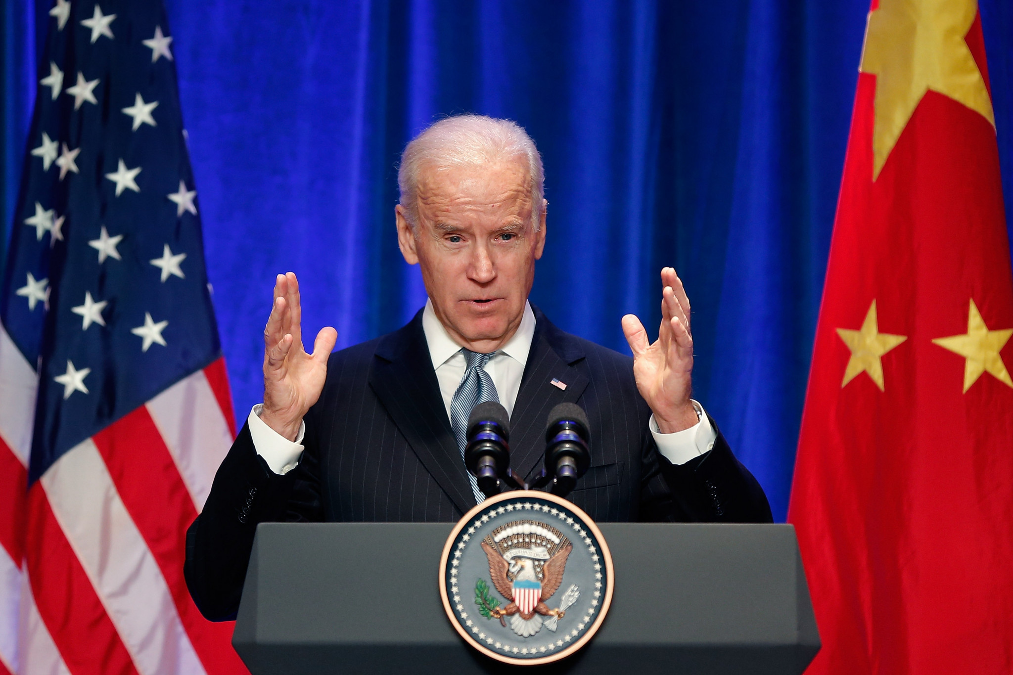 A Joe Biden Presidency may do little to cool unease between the United States and China with a Beijing 2022 boycott threatened ©Getty Images