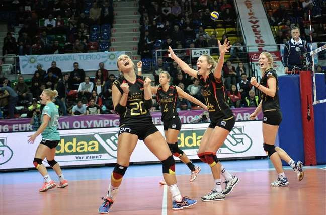 Germany and Italy gain key victories at FIVB European Olympic Volleyball Qualification tournament