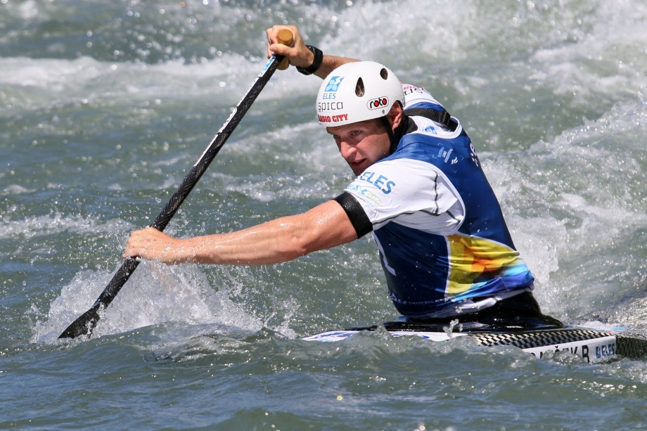 European C1 champion Benjamin Savšek is among Slovenia's contingent for the country's home World Cup ©ICF
